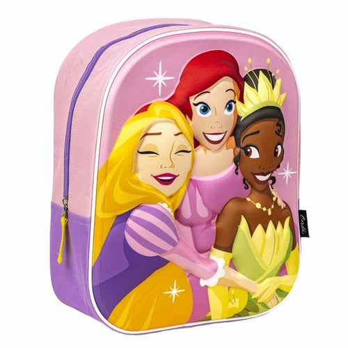 Princesses Disney - Cartable Princesses Disney Rose 25 x 31 x 10 cm Princesses Disney  - Accessoires Bureau