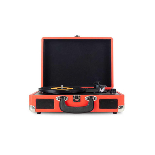 Prixton - Tourne-disque vinyle VC400 - Bluetooth - Rouge - Disque vinyles