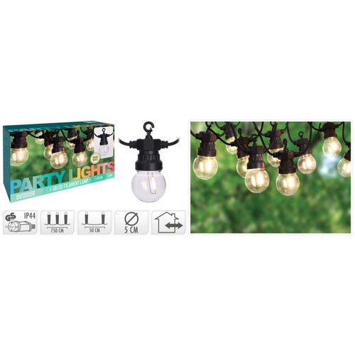 Progarden - ProGarden Guirlande lumineuse de jardin 10 ampoules LED 24 V Progarden  - Aménagement extérieur