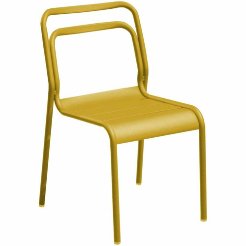 Proloisirs - Chaise en aluminium Eos tournesol. Proloisirs  - Proloisirs