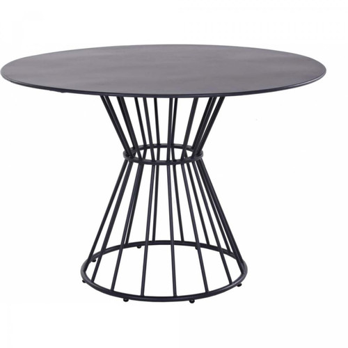 Proloisirs - Table de jardin ronde en acier epoxy 110 cm Holland. - Tables de jardin