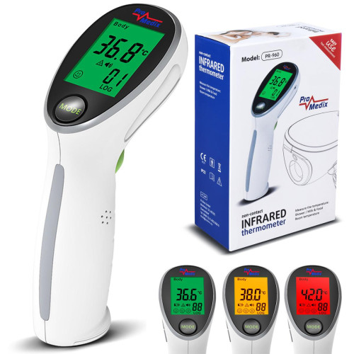 Promedix - Thermomètre médical infrarouge sans contact Promedix PR-960 - Santé et bien être connectée