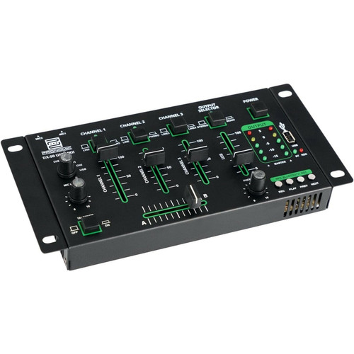 Tables de mixage Pronomic Table de mixage Pronomic DX-50 USB MKII 4 canaux avec Bluetooth, Fonction talkover, master out L/R (RCA), 5 indic. de niveau LED