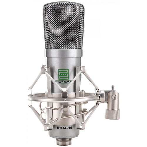 Pronomic Pronomic USB-M 910 microphone condensateur set complet incl. trépied, filtre antipop & micscreen