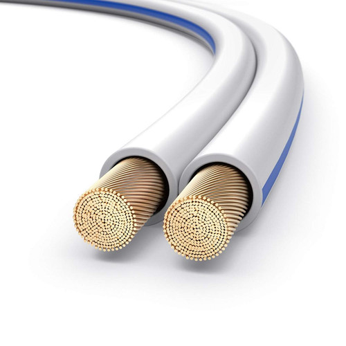 Purelink - PureLink SP011-025 Câble d'enceinte 2 x 2,5mm² (99,9% OFC cuivre massif 0,10 mm) Câble de haut-parleur Hifi, 25m, blanc Purelink  - Câble et Connectique