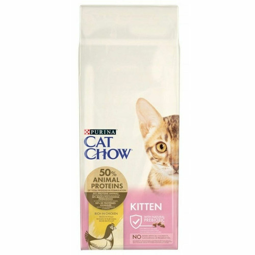 Purina - Aliments pour chat Purina CAT CHOW Poulet 15 kg Purina  - Croquettes pour chat