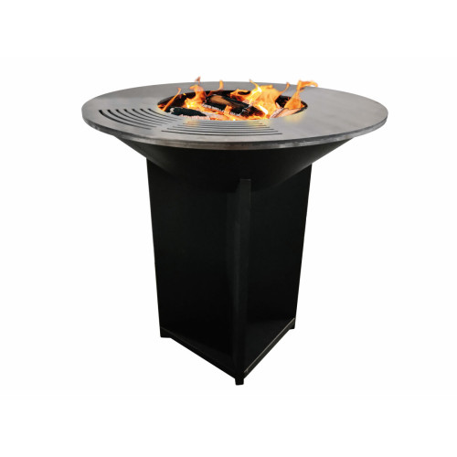 Purline - Barbecue brasero avec plaque d'acier de 100 cm Purline  - Barbecues charbon de bois
