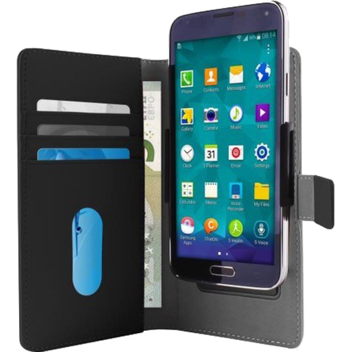 Puro - Folio avec 3 emplacement cartes Universel XL Noir Puro Puro  - Autres accessoires smartphone