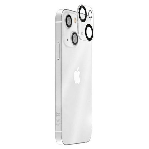 Qdos - QDOS Protecteur d'Objectif de Caméra pour iPhone 15/15 Plus en Verre OptiGuard Transparent Qdos  - Accessoire Smartphone