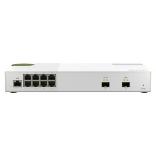 Qnap -QNAP QSW-M2108-2S commutateur réseau Géré L2 2.5G Ethernet (100/1000/2500) Gris Qnap  - Qnap