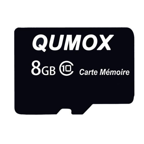 Qumox - Carte Cémoire Micro SD 8Go classe 10 Qumox Micro SD Micro SDHC Card TF - Carte Micro SD