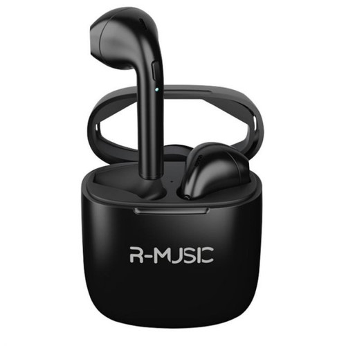 Ecouteurs intra-auriculaires R-Music R-MUSIC - Ecouteurs sans fil avec Boitier AKKOR 2 pour "SAMSUNG Galaxy A52" (NOIR)