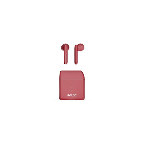 R-Music - R-MUSIC - Ecouteurs Sans Fil Bluetooth MIRA pour "OnePlus Nord 2 5G" (ROUGE) R-Music  - Son audio