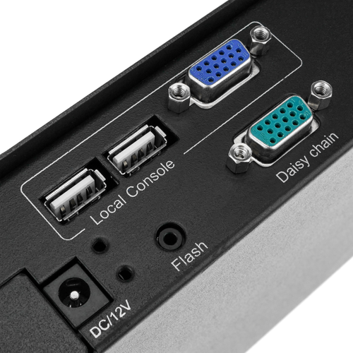 Coffrets de communication Commutateur rack 19 KVM 8 ports via câble UTP Cat.6