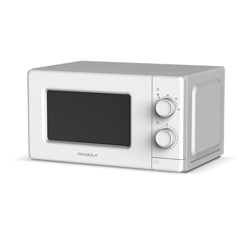 Radiola - RADIOLA - RAMOS20WH - Micro ondes monofonction - 20 litres - Plateau (25.5cm) - Minuterie (35min) - Puissance (700W) - Blanc - Four micro-ondes Micro-ondes + grill + four