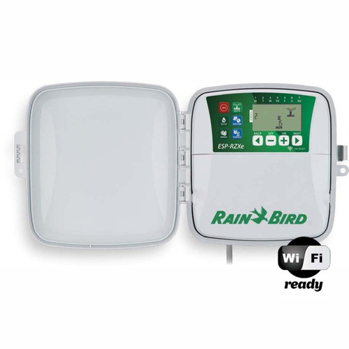 Minuteries et programmateurs Rain Bird Programmateur 6 stations compatible wifi, montage extérieur - rzxe6 - RAIN BIRD