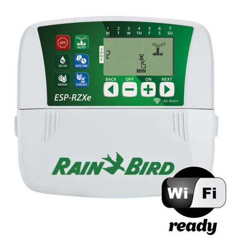 Minuteries et programmateurs Rain Bird Programmateur 6 stations compatible wifi, montage intérieur - rzxe6i - RAIN BIRD