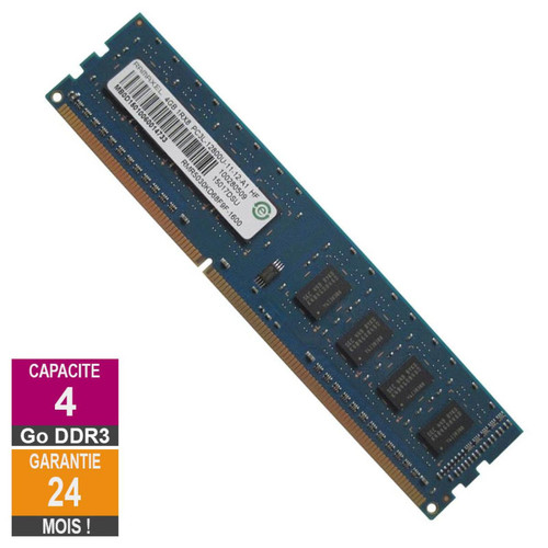 Ramaxel - Barrette Mémoire 4Go RAM DDR3 Ramaxel RMR5030KD68F9F-1600 DIMM PC3L-12800U - Ramaxel