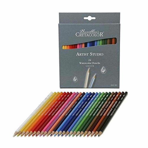 Raphael - 24 crayons de couleur aquarellables Artist Studio Raphael  - Accessoires Bureau