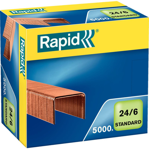 Rapid - Rapid Agrafes Standard 24/6, cuivré () Rapid  - Rapid