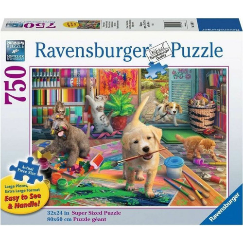 Ravensburger - Ravensburger Puzzle 2D dla seniorÃ³w Mali artyÅ›ci 750 elementÃ³w Ravensburger  - Puzzles