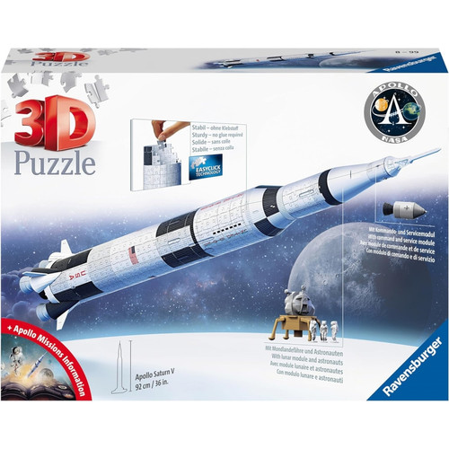 Ravensburger - Puzzle - Fusée spatiale Saturne V Ravensburger  - Jeux & Jouets
