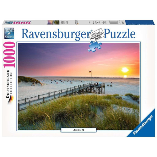Ravensburger - Puzzle Coucher de Soleil sur Amrum Ravensburger  - Animaux