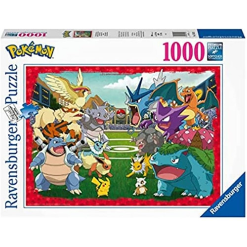 Animaux Ravensburger Puzzle 1000 pièces - L'affrontement des Pokémon