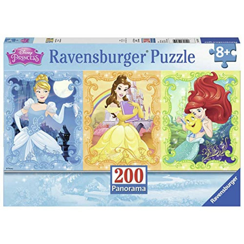 Ravensburger - Ravensburger Beautiful Disney Princesses Panorama Puzzle 200 piAces pour enfants A chaque piAce est unique, les piAces semboAtent parfaitement, 12825 Ravensburger  - Puzzles