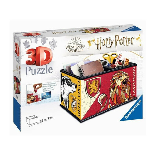 Ravensburger - HARRY POTTER Puzzle 3D Boite de rangement - Ravensburger - Pot a crayons 216 pieces - sans colle - Des 8 ans Ravensburger  - Bons Plans Jeux & Jouets