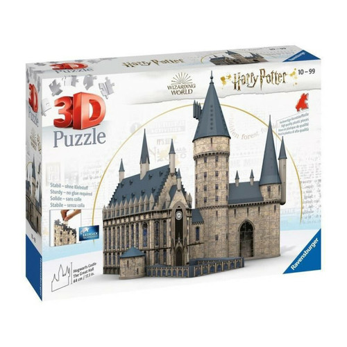 Jeux d'adresse Ravensburger HARRY POTTER Puzzle 3D Chateau de Poudlard - Ravensburger - Monument 540 pieces - sans colle - Des 10 ans