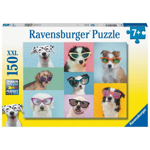 Ravensburger - Puzzle 150 p xxl - chiens rigolos Ravensburger  - Cadeau pour bébé - 1 an Jeux & Jouets