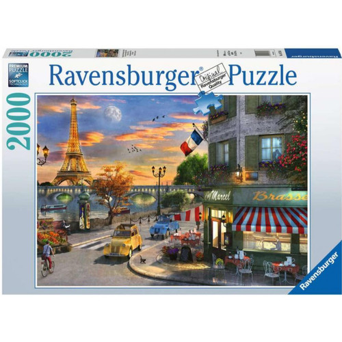 Ravensburger - Puzzle Soiree romantique a Paris 2000 pieces - Ravensburger