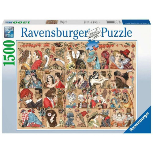 Ravensburger - Ravensburger Puzzle Love Through The Ages 1500 pièces pour Adultes et Enfants à partir de 12 Ans, 16973, Multicolore - Ravensburger