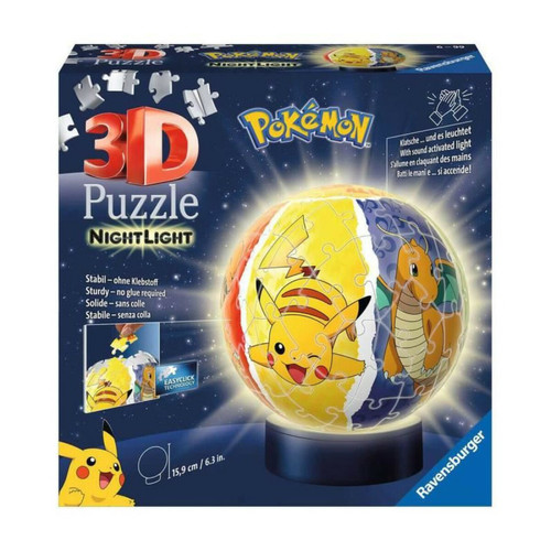 Ravensburger Puzzle 3D Ball Pokémon 72p ill