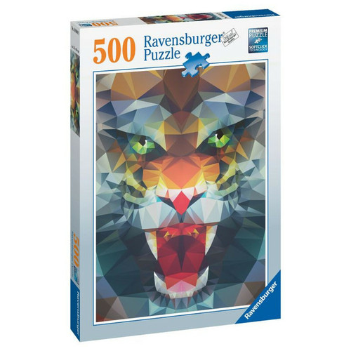 Ravensburger - Puzzle 500 Pièces Ravensburger Lion de polygone Ravensburger  - Ravensburger