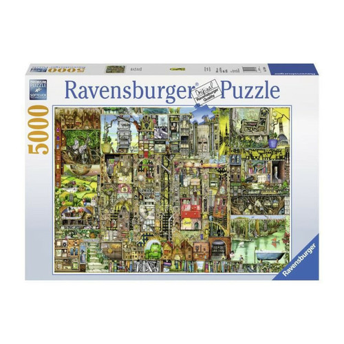 Ravensburger - Puzzle 5000 pieces - Ville bizarre / Colin Thompson - Ravensburger - Puzzle adultes - Des 14 ans Ravensburger  - Cadeau garçon 12 a 16 ans