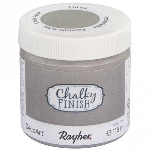 Rayher - Peinture-craie Chalky Finish 118 ml - Gris clair Rayher  - Jeux artistiques Rayher