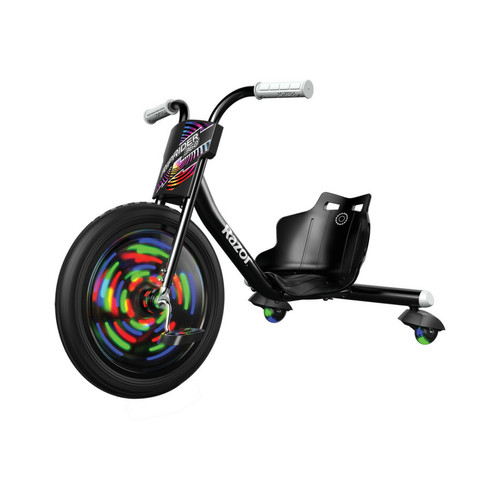 Razor - Razor RipRider 360 Lightshow - Tricycle drift enfant - Noir Razor  - Véhicule électrique pour enfant Razor