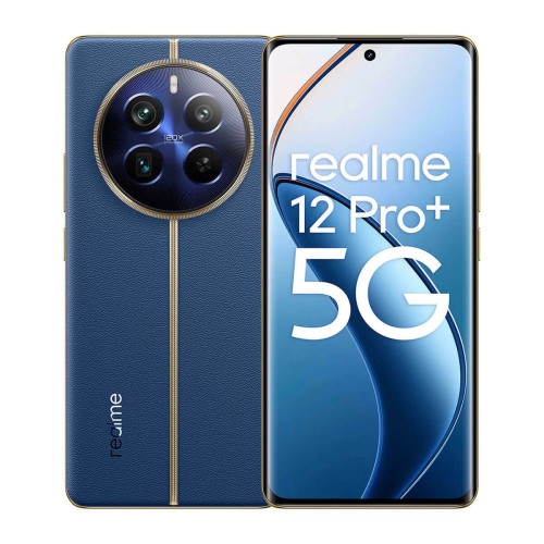 Realme - Realme 12 Pro+ 5G 12 Go/512 Go Bleu (Submarine Blue) Double SIM Realme  - Telephone sans fil 5 combines