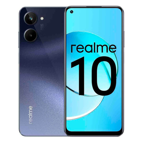 Realme - Realme 10 8 Go / 128 Go Noir (Rush Black) Double SIM Realme  - Realme Smartphone Android