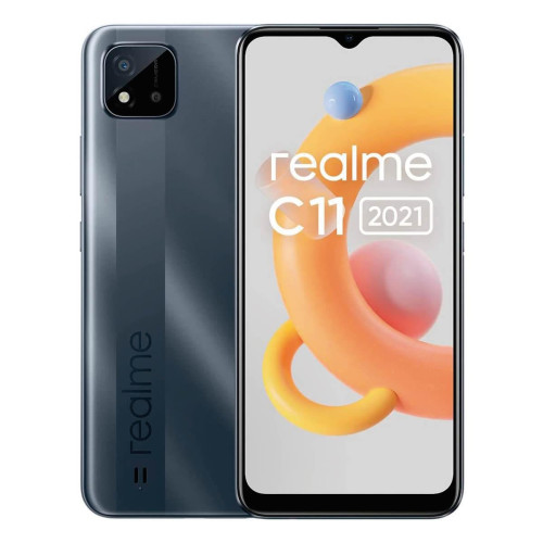 Realme - Realme C11 (2021) 4Go/64Go Gris (Iron Grey) Double SIM Realme  - Realme Smartphone Android