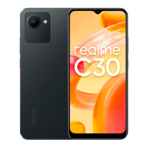 Realme - Realme C30 3 Go/32 Go Noir Denim (Denim Black) Double SIM - Realme Smartphone Android