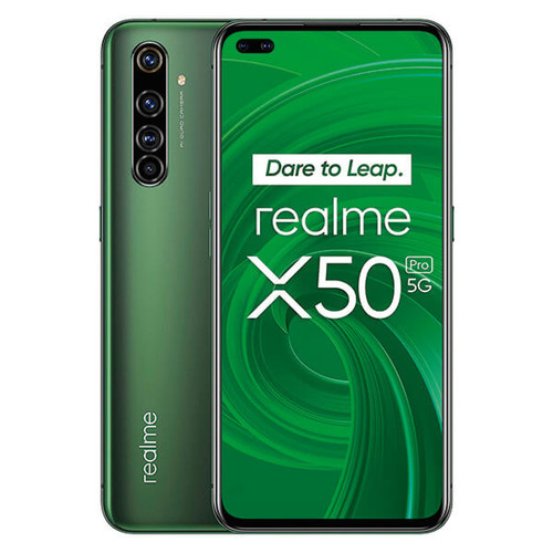 Realme - Realme X50 Pro 5G 8Go/128Go Vert (Moss Green) Dual SIM RMX2075 - Realme X50 Pro Téléphonie