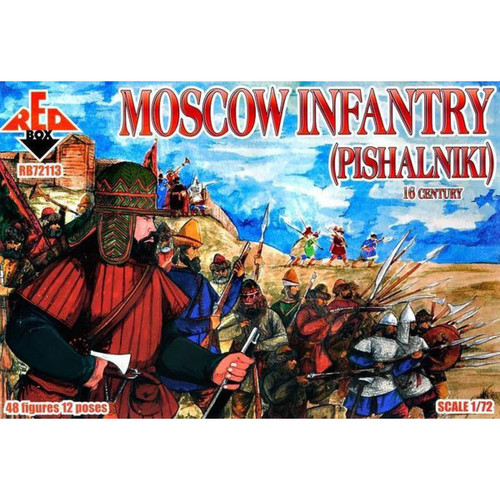 Voitures RC Red Box Moscow Infantry (pishalniki) 16 century - 1:72e - Red Box