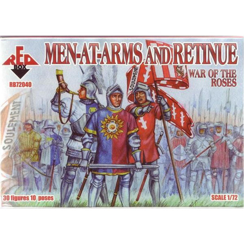 Red Box - War of the Roses 1. Men-at-Arms & Retinu - 1:72e - Red Box Red Box  - Voitures RC