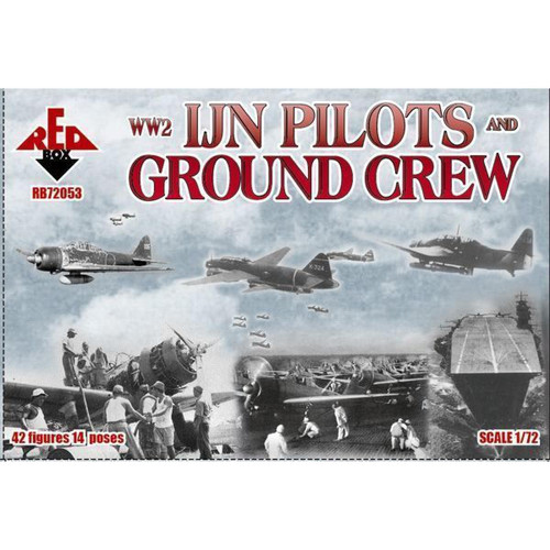 Red Box - WW2 IJN pilots and ground crew - 1:72e - Red Box Red Box  - Voitures RC