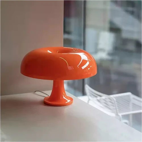 RedMiter - Lampe de table LED en forme de champignon de styliste italien, éclairage décoratif moderne et simple pour chambre à coucher, hôtel, chevet, salon RedMiter  - Lampes de bureau