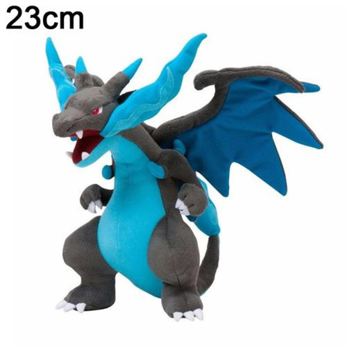 RedMiter - Peluche Pokémon Charizard Tomy 23 cm - Noir et Bleu RedMiter  - Goodies et produits dérivés