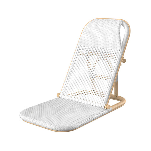 Rendez Vous Deco - Chaise de plage Favignana blanche pliable Rendez Vous Deco - Bain de soleil Mobilier de jardin